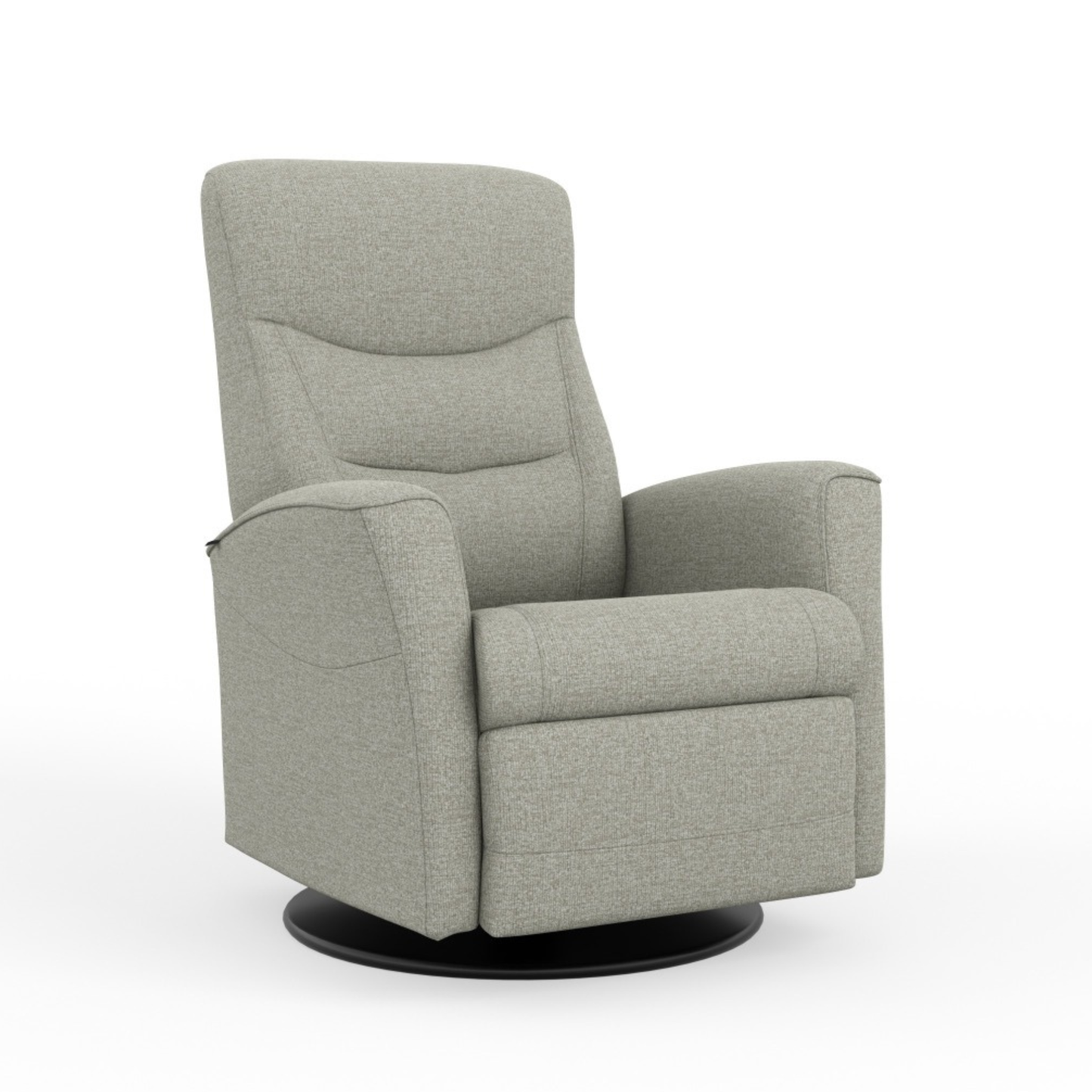 Fjords Oslo Leather Power Recliner Chair With Swivel Base