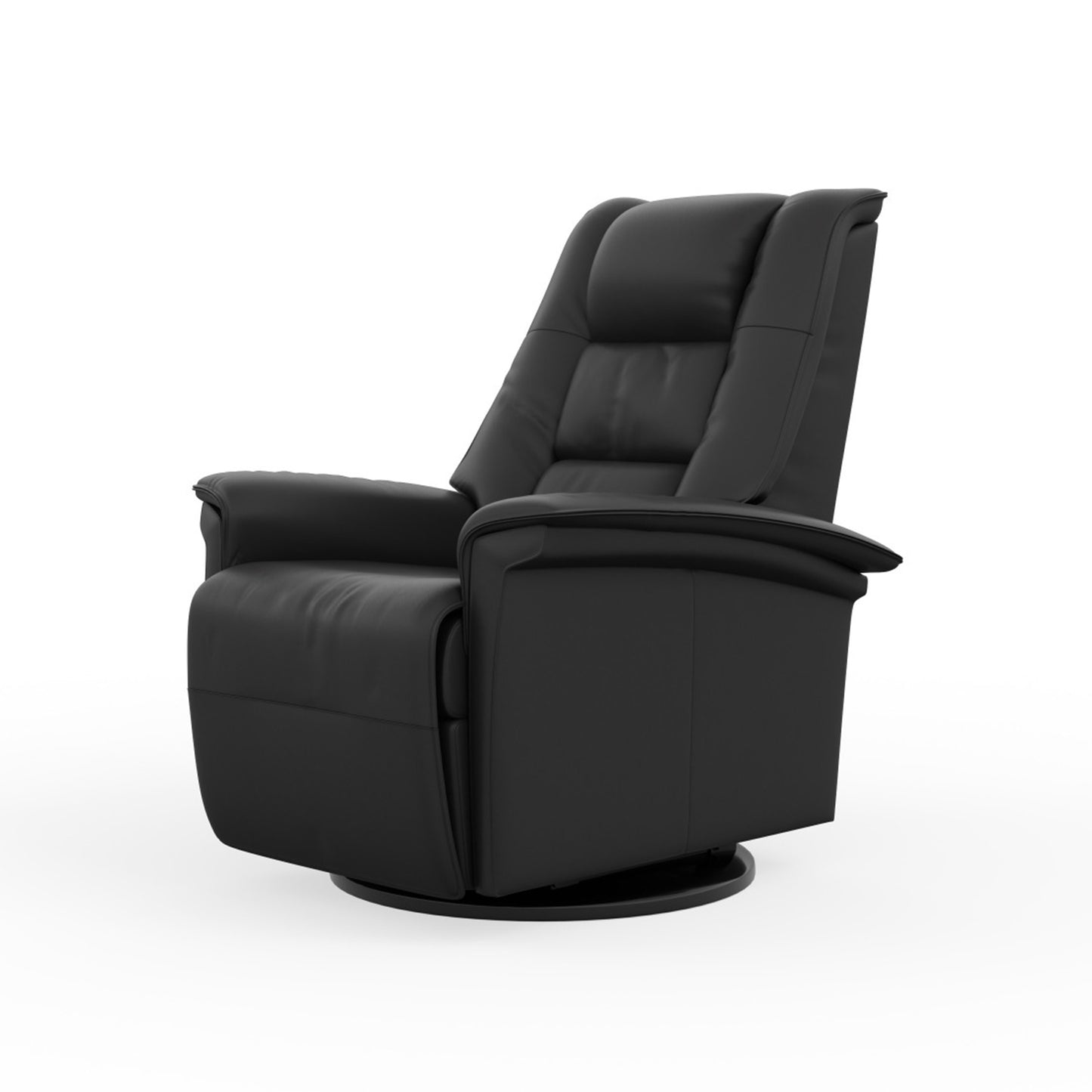 Fjords Paris Leather Recliner Lumbar Support & Rocking Motion Chair