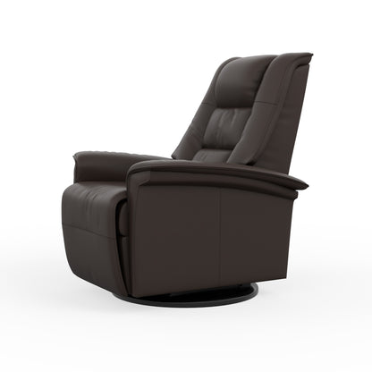 Fjords Paris Leather Recliner Lumbar Support & Rocking Motion Chair