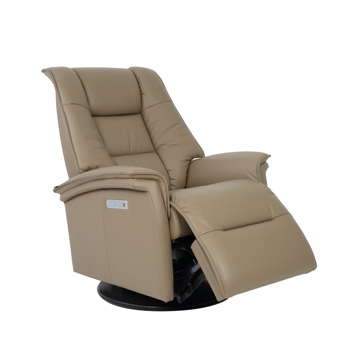 Fjords Paris Leather Recliner Lumbar Support & Rocking Motion Chair