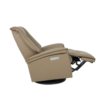Fjords Paris Leather Recliner Lumbar Support & Rocking Motion Chair