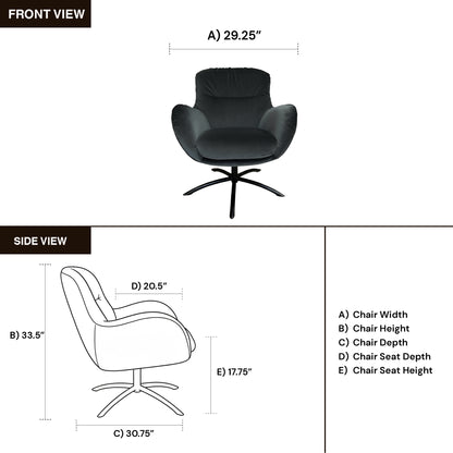 Fjords Skagen low back chair close up dimension in detail for comfort furniture 