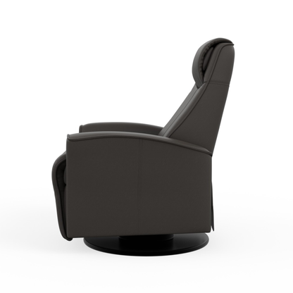 Fjords Urban Leather Swivel Glider Power Recliner Chair