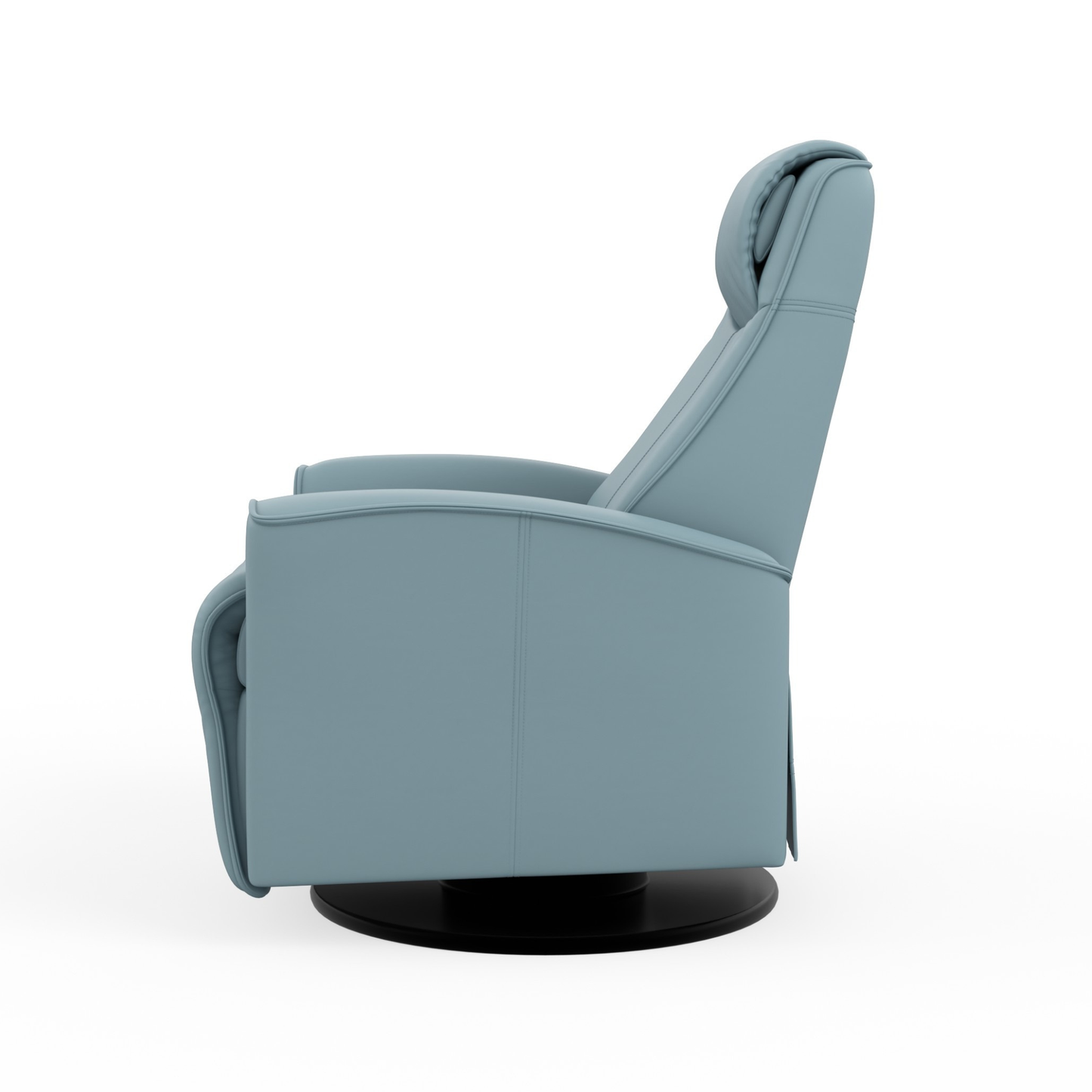 Fjords Urban Leather Swivel Glider Power Recliner Chair