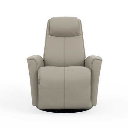 Fjords Urban Leather Swivel Glider Power Recliner Chair