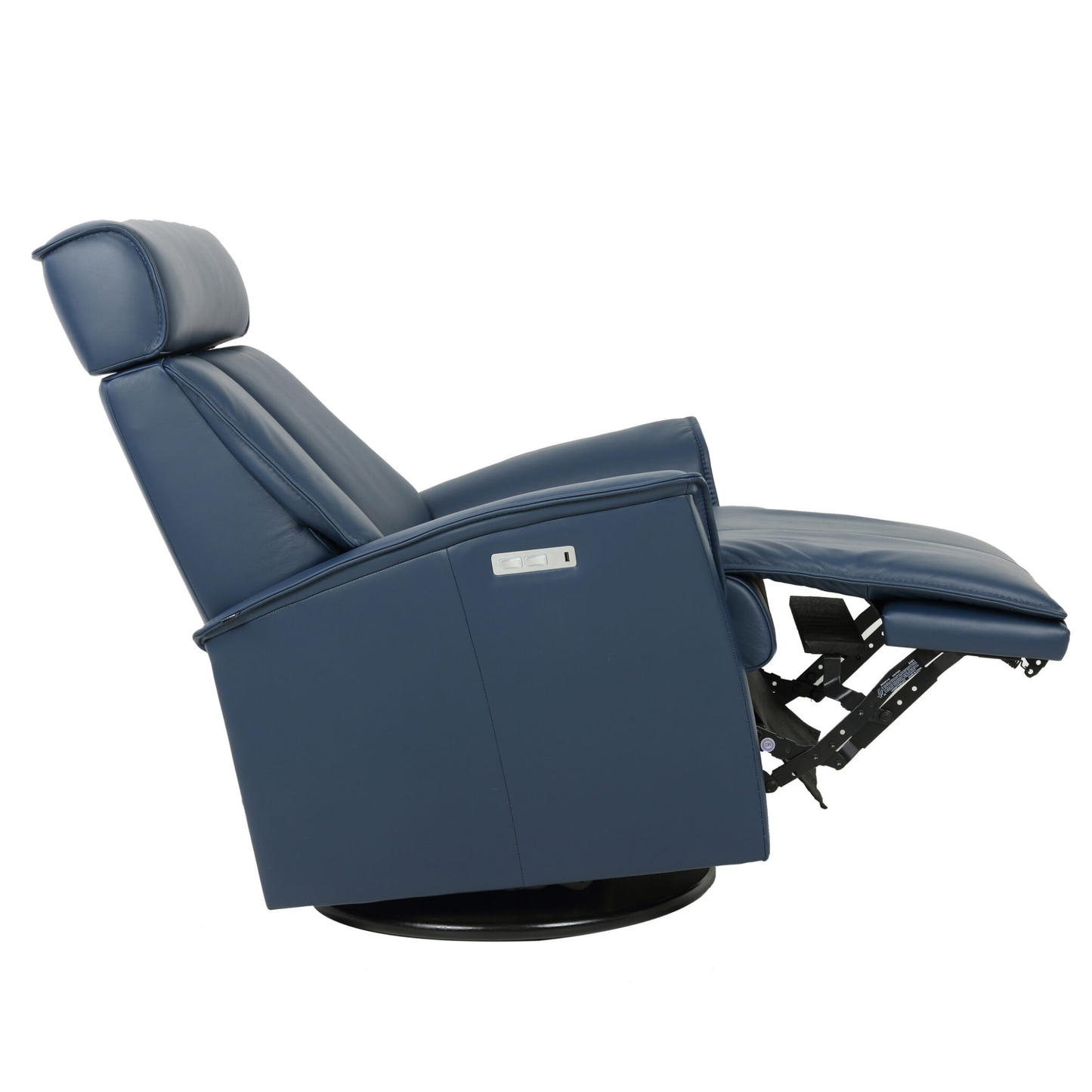 Fjords Venice Leather Swivel Glider Power Recliner Chair