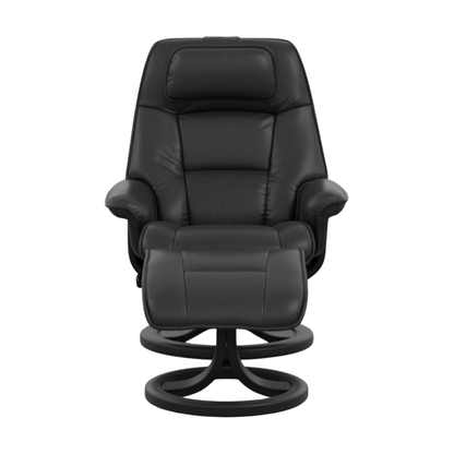 Fjords Admiral R swivel chair front view for comfort furniture