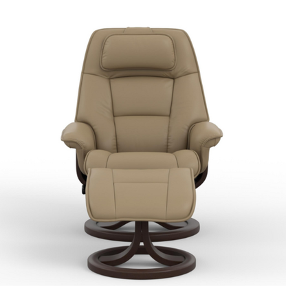 Fjords Admiral R chair in front view for comfort furniture