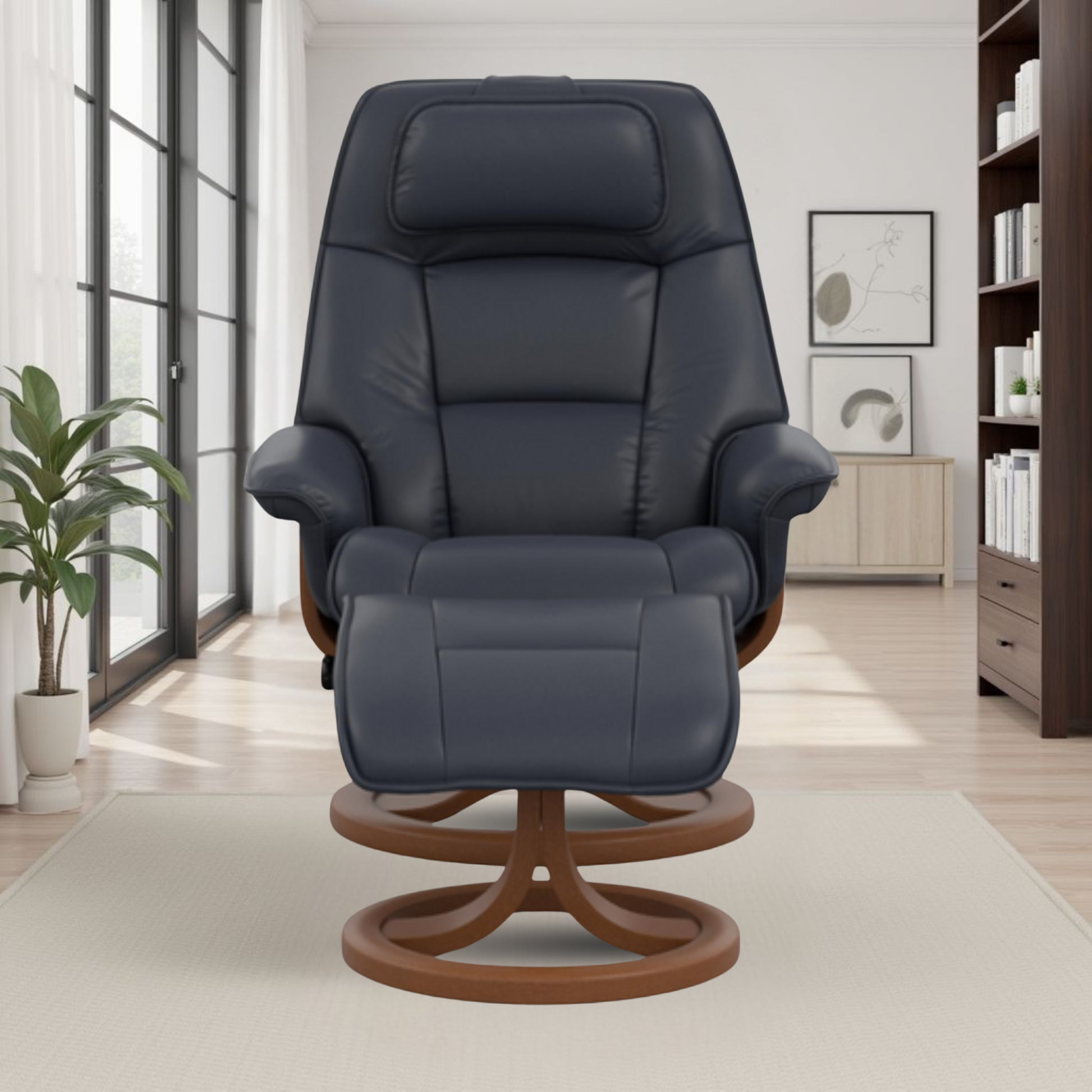 Fjords Admiral R chair in room setting for comfort furniture