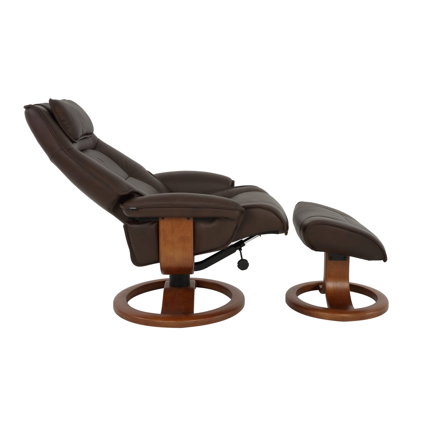 Fjords Admiral R chair and footstool - angle shot for comfort furniture