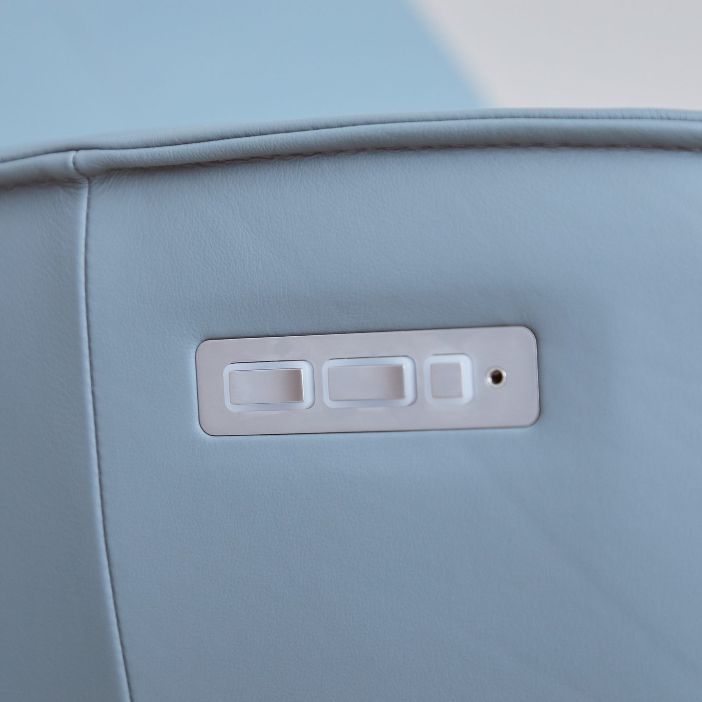 Fjords Axel Leather Power Recliner Chair with Swivel Glider Base