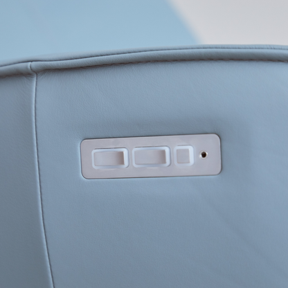 Fjords Axel Leather Power Recliner Chair with Swivel Glider Base