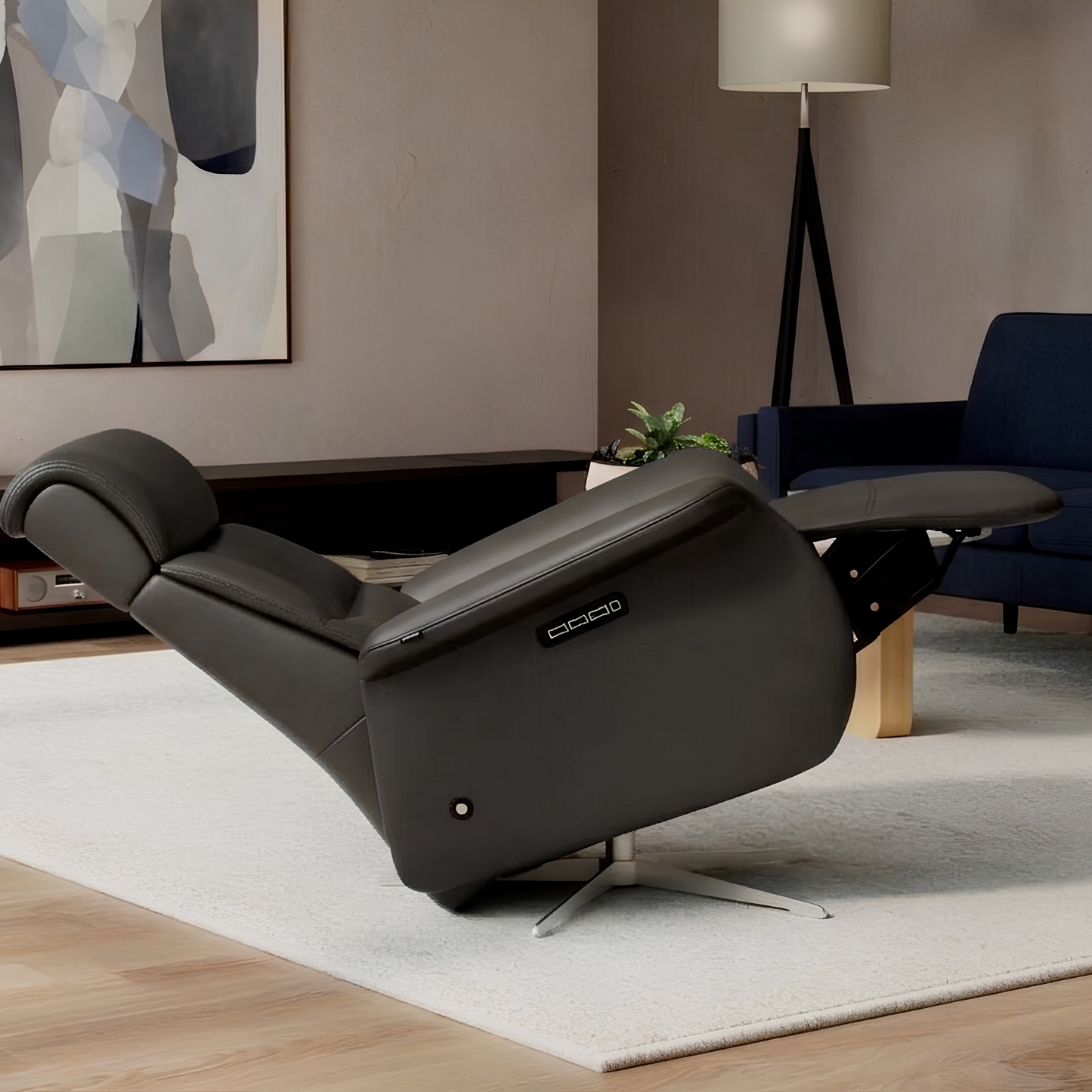 Fjords Cosmo Leather Triple Motor Zero Gravity Recliner Chair-comfortdesignfurniture