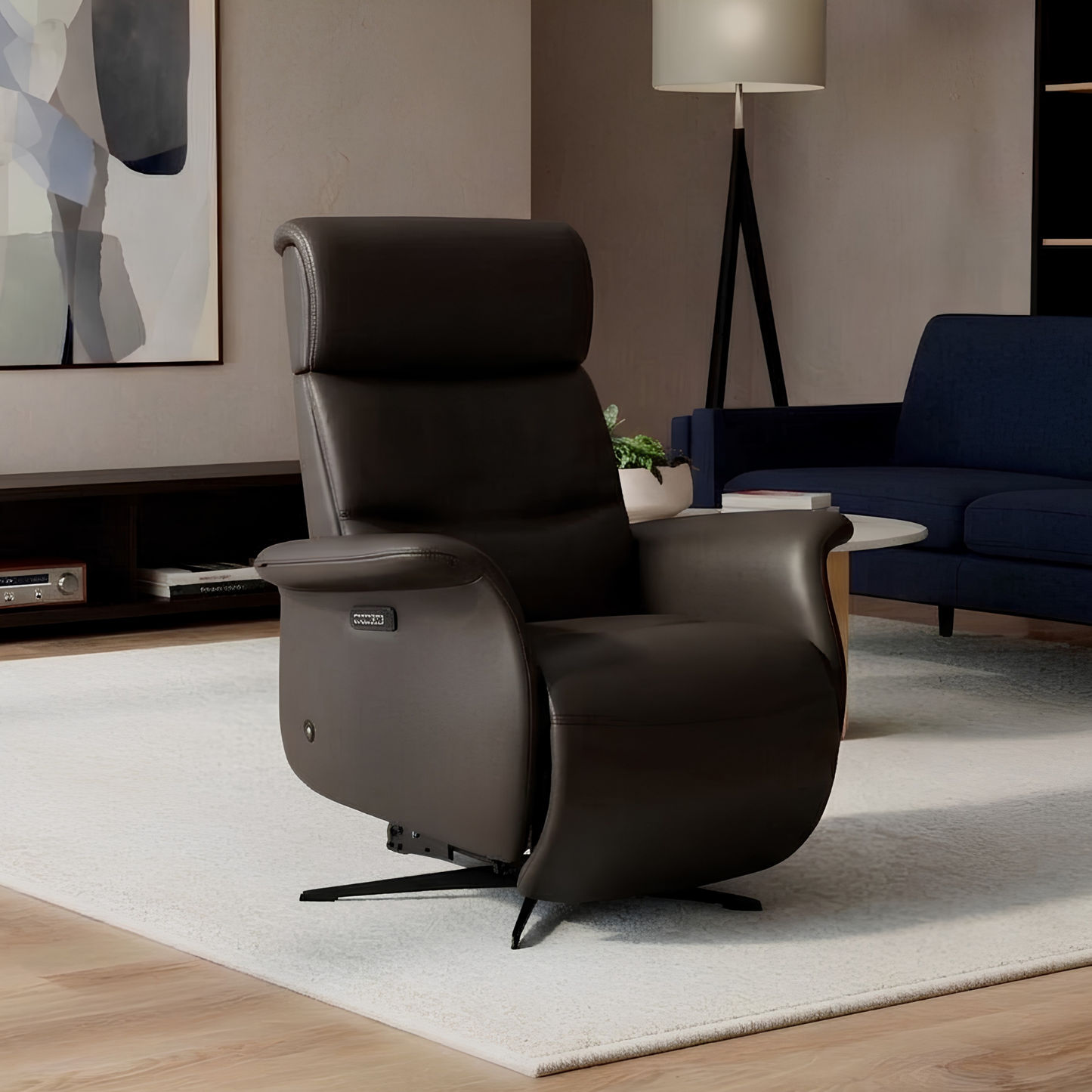 Fjords Cosmo Leather Triple Motor Zero Gravity Recliner Chair-comfortdesignfurniture