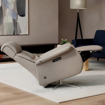 Fjords Cosmo Leather Triple Motor Zero Gravity Recliner Chair-comfortdesignfurniture