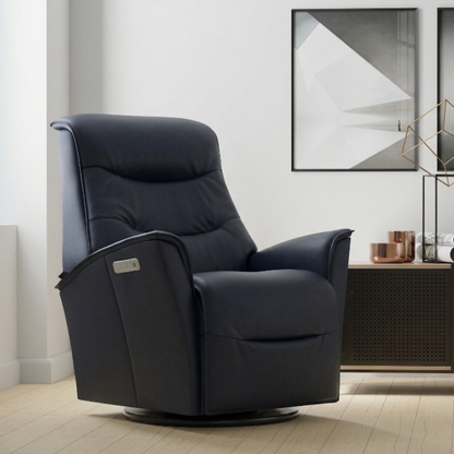 Fjords Dallas Swing Relaxer Leather Recliner Chair