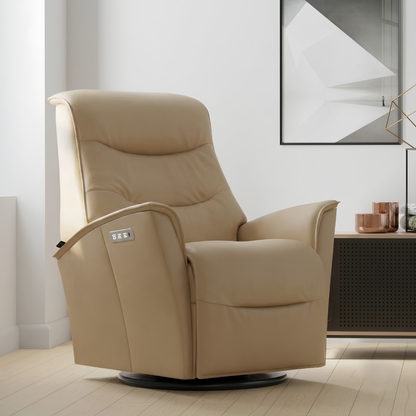 Fjords Dallas Swing Relaxer Leather Recliner Chair