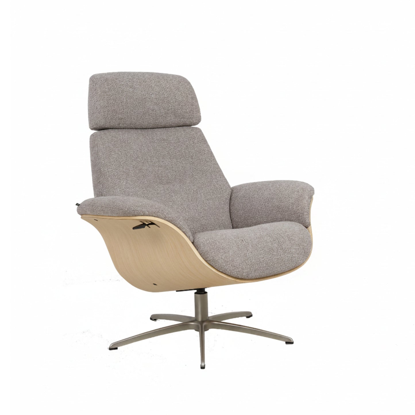 Fjords Falcon Swivel Manual Recliner Chair With Footstool