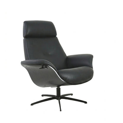 Fjords Falcon Swivel Manual Recliner Chair With Footstool