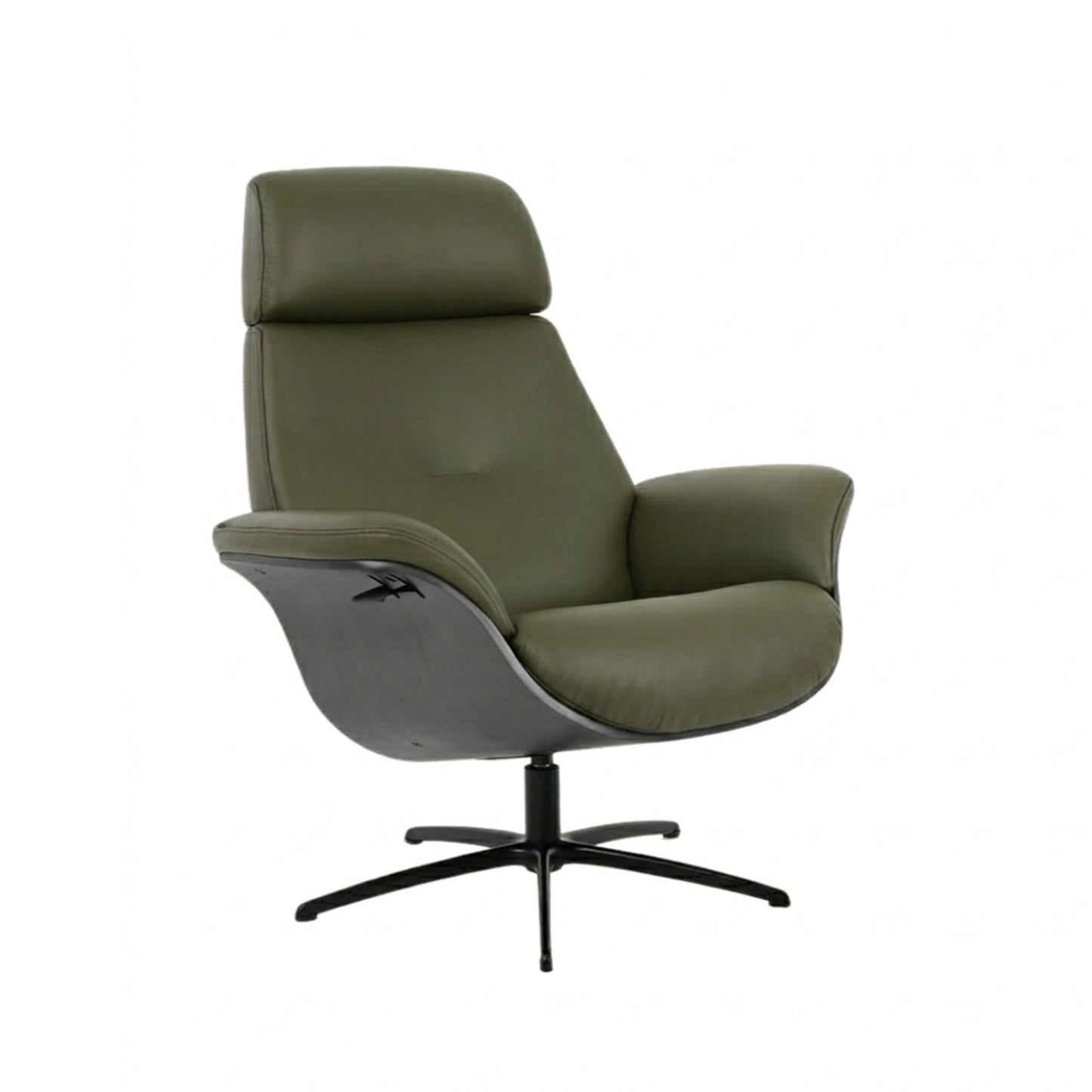 Fjords Falcon Swivel Manual Recliner Chair With Footstool