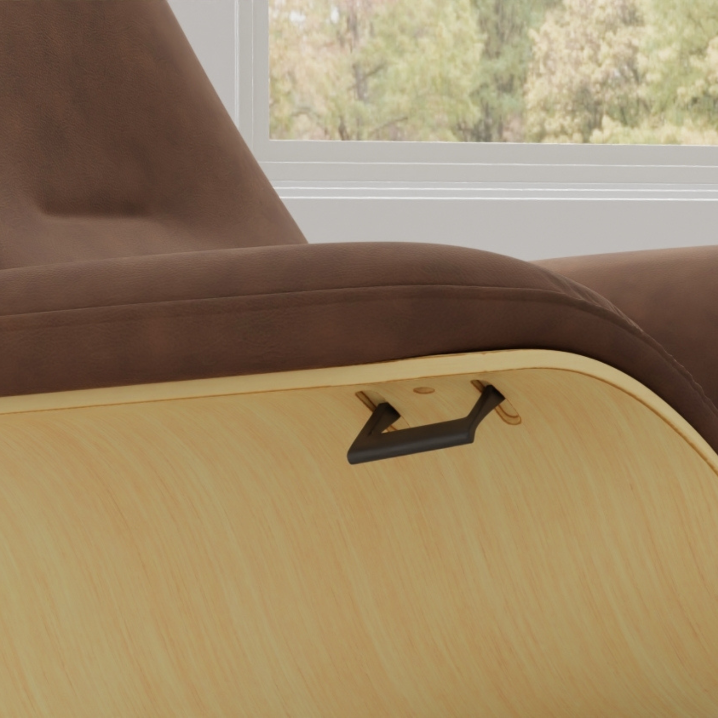 Fjords Falcon Swivel Manual Recliner Chair With Footstool