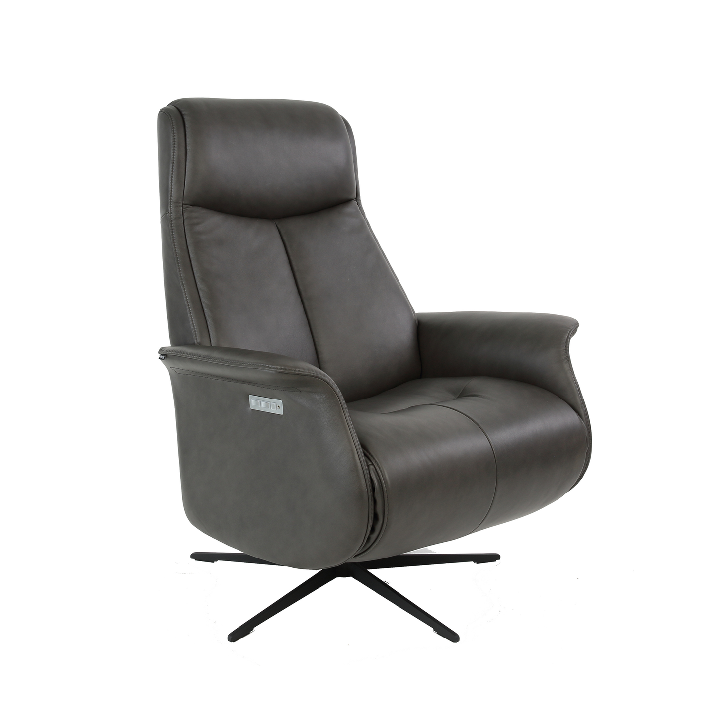 Fjords Jakob Leather Swivel Glider Power Recliner Chair
