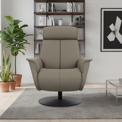 Fjords Bo recliner showing power recline feature and comfort design for comfort furniture