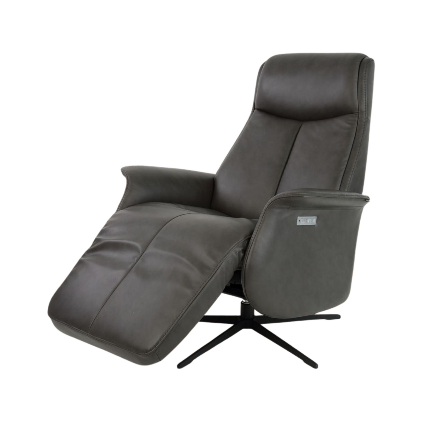 Fjords Jakob power recliner detail shot for comfort furniture