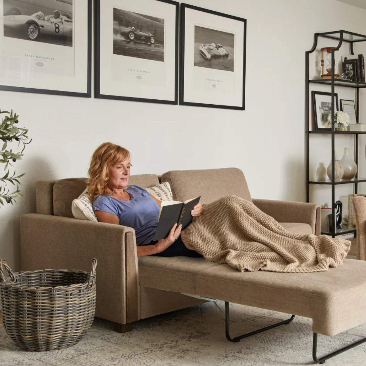 Fjords Luna Sleeper Sofa for Comfort Design