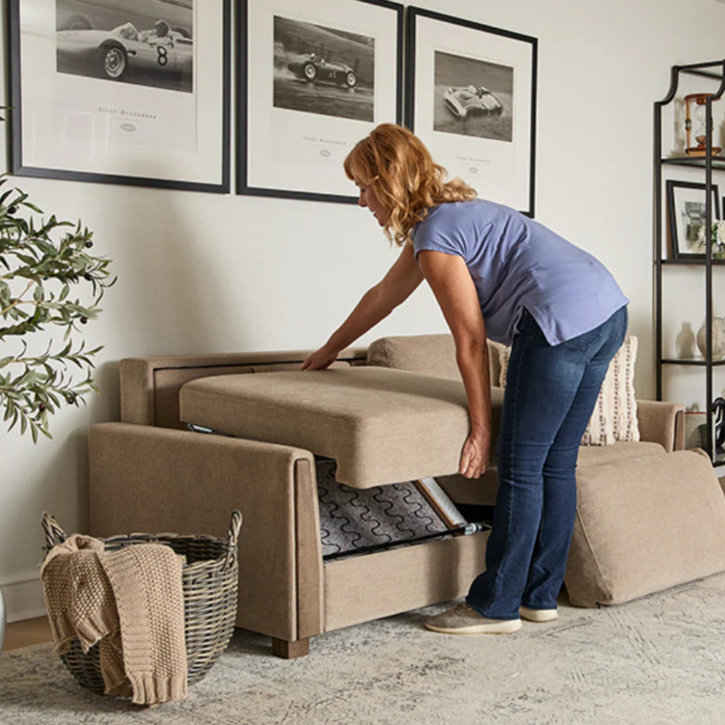 Fjords Luna Sleeper Sofa for Comfort Design