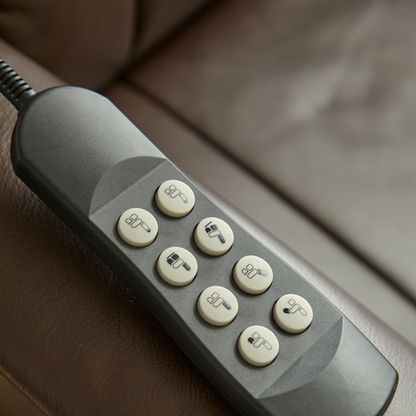 Fjords Memphis Leather Lift Recliner Chair with Motorized Headrest