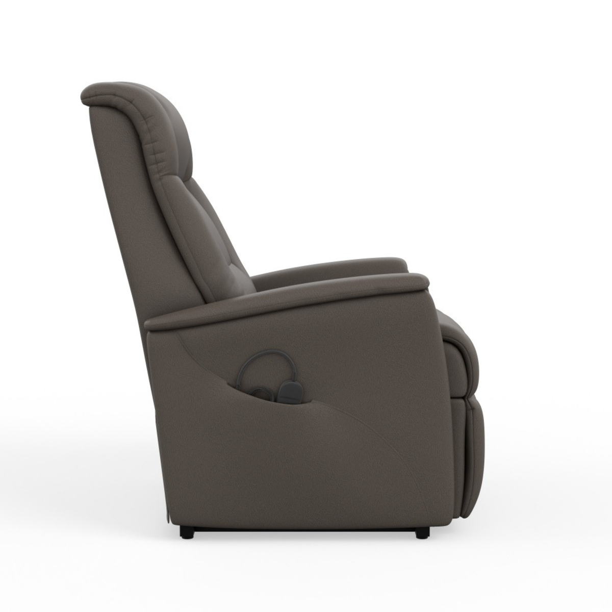 Fjords Memphis Leather Lift Recliner Chair with Motorized Headrest-Comfortdesignfurniture