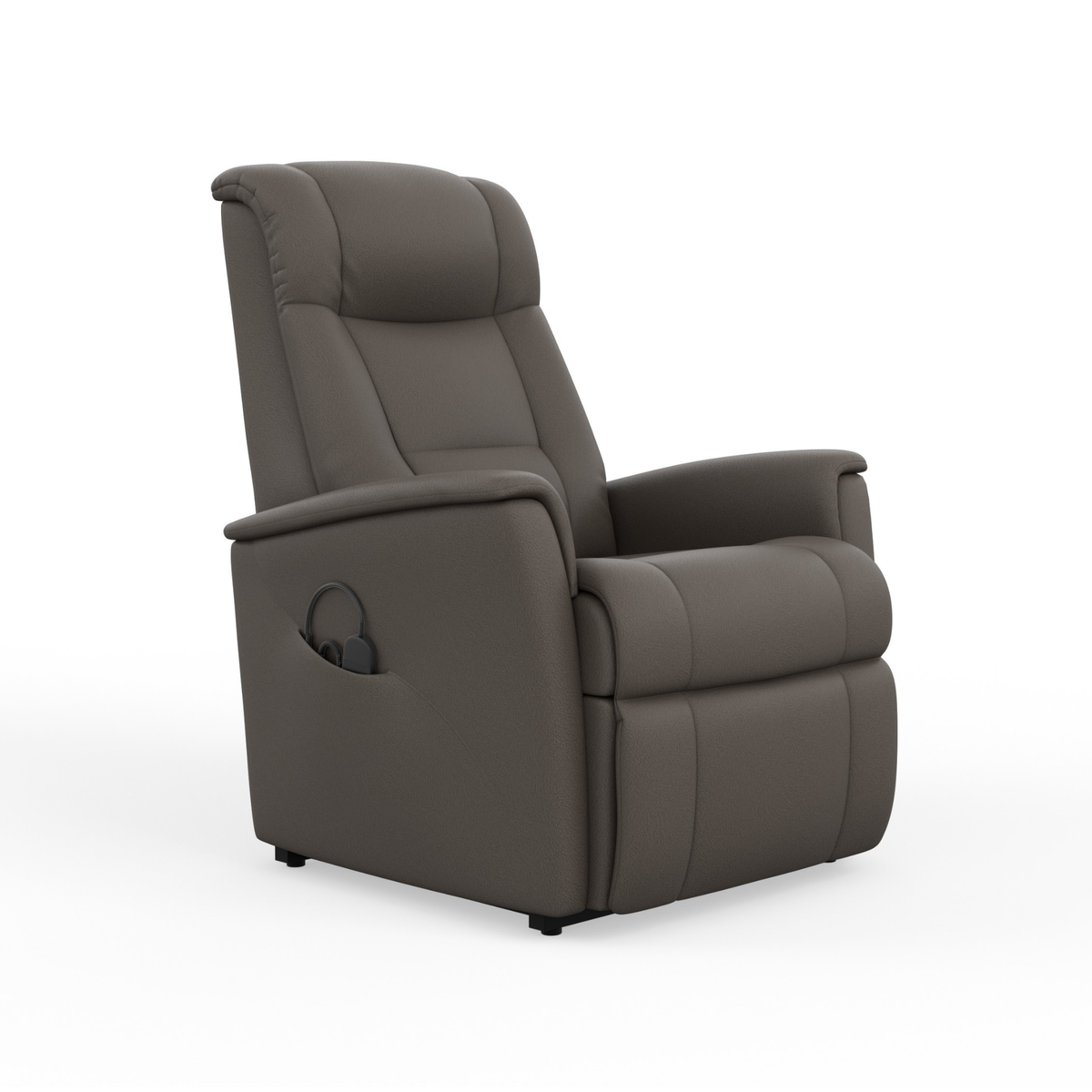 Fjords Memphis Leather Lift Recliner Chair with Motorized Headrest-Comfortdesignfurniture