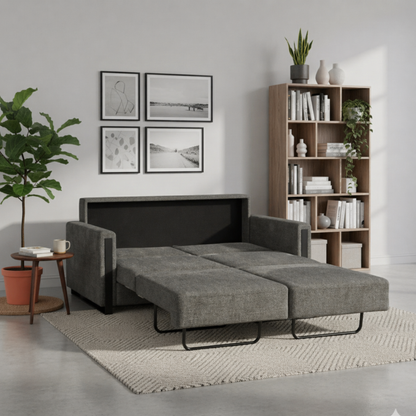 Fjords Mia Nordic Rest Fabric Gray Sleeper Sofa