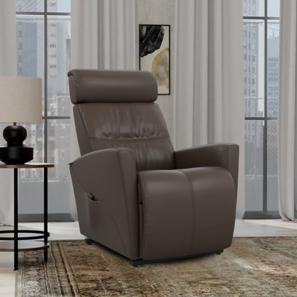 Fjords Milan Leather Lift Recliner Chair with Motorized Headrest