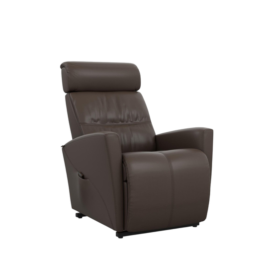 Fjords Milan Leather Lift Recliner Chair with Motorized Headrest
