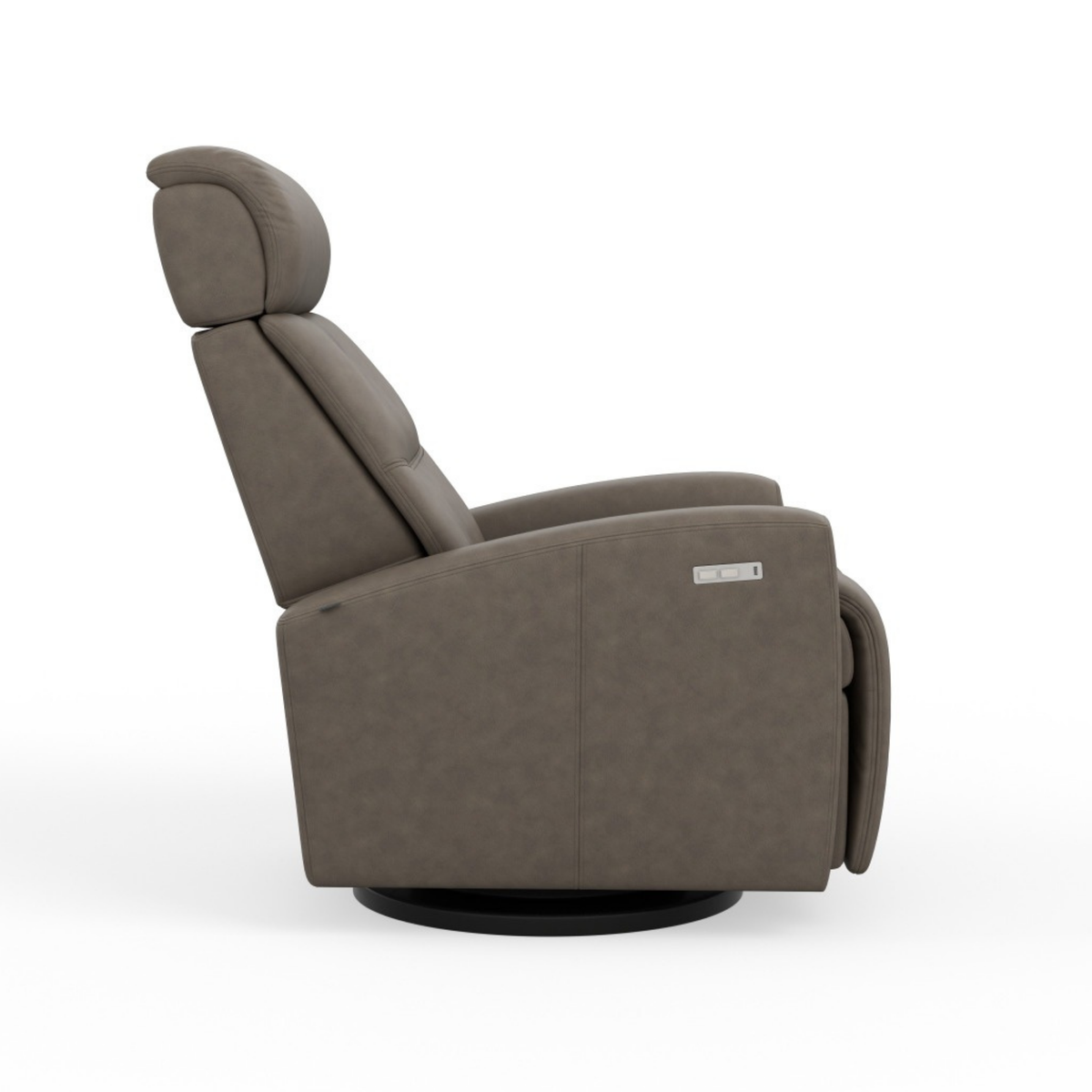 Fjords Milan Leather Swivel Glider Power Recliner Chair-Comfortdesignfurniture
