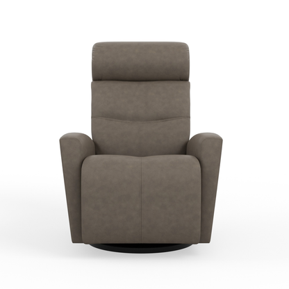 Fjords Milan Leather Swivel Glider Power Recliner Chair-Comfortdesignfurniture