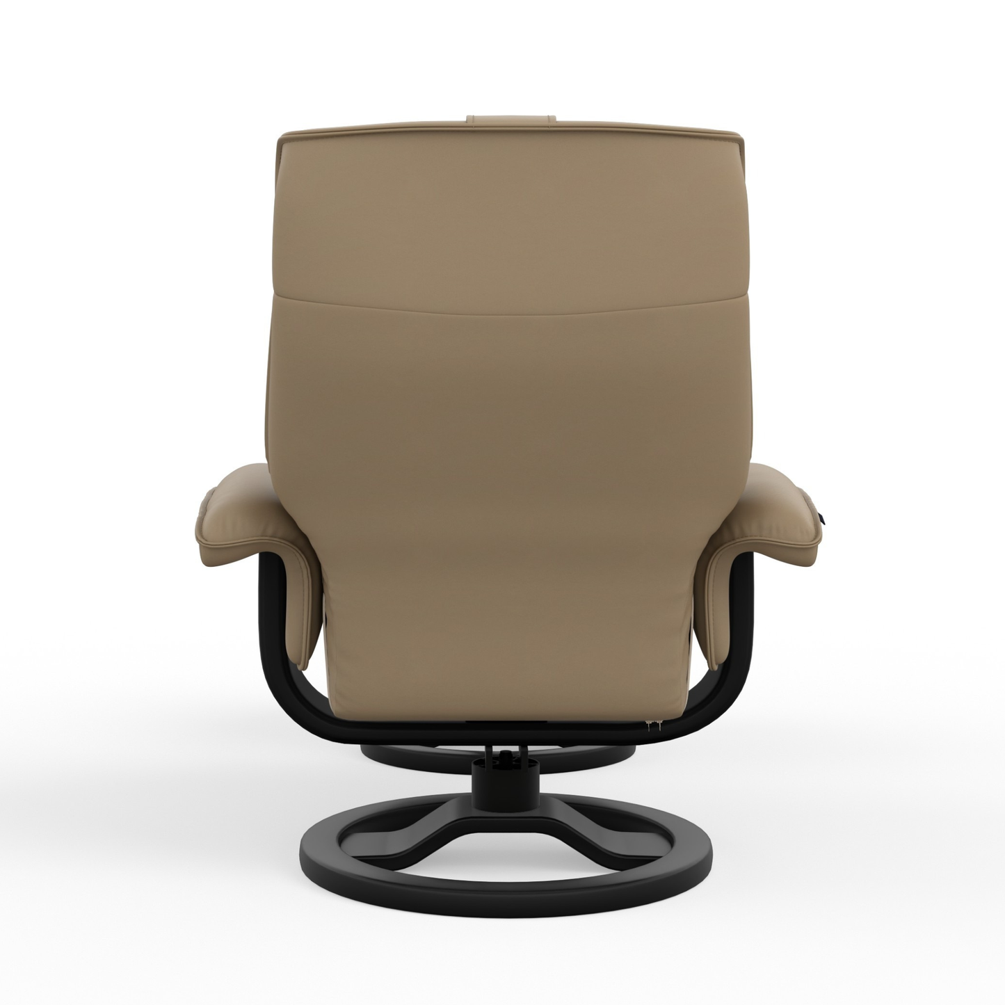 Fjords Mustang R Leather Recliner Chair With Foot Stool