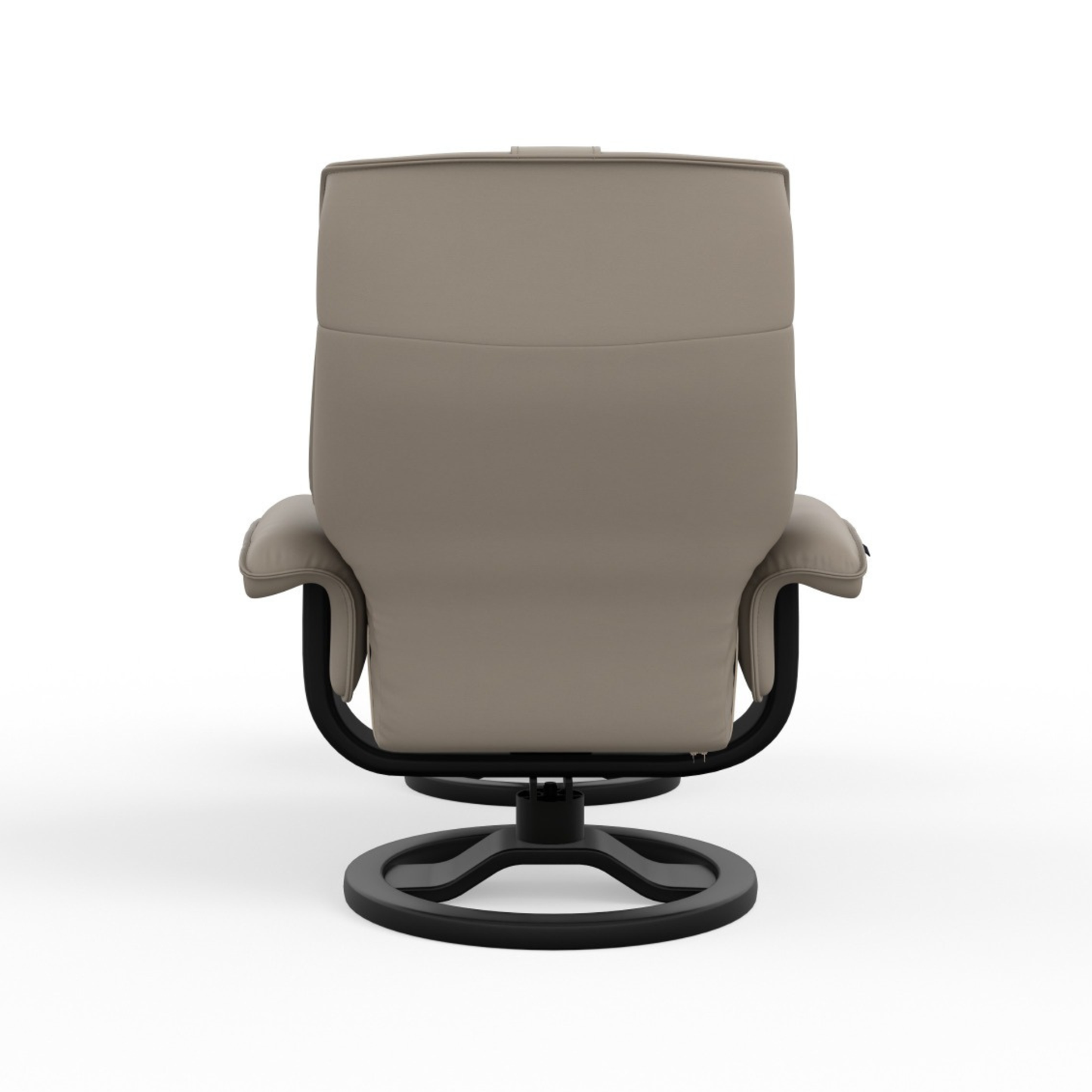 Fjords Mustang R Leather Recliner Chair With Foot Stool