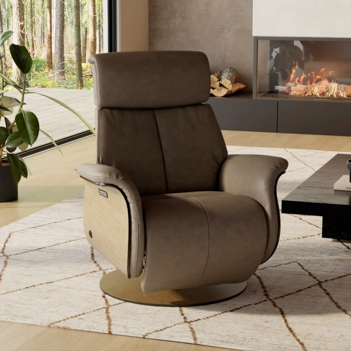 Fjords Nova Zero Gravity Recliner Chair With Motorized Headrest