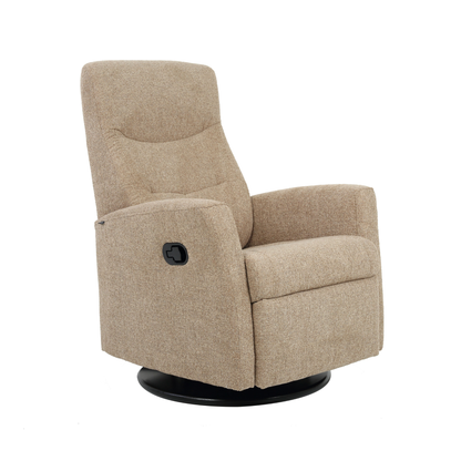 Fjords Oslo Manual Leather Swivel Recliner Chair