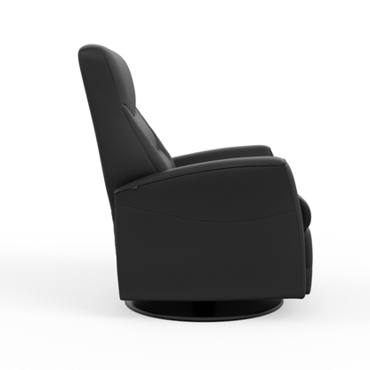 Fjords Oslo Manual Leather Swivel Recliner Chair