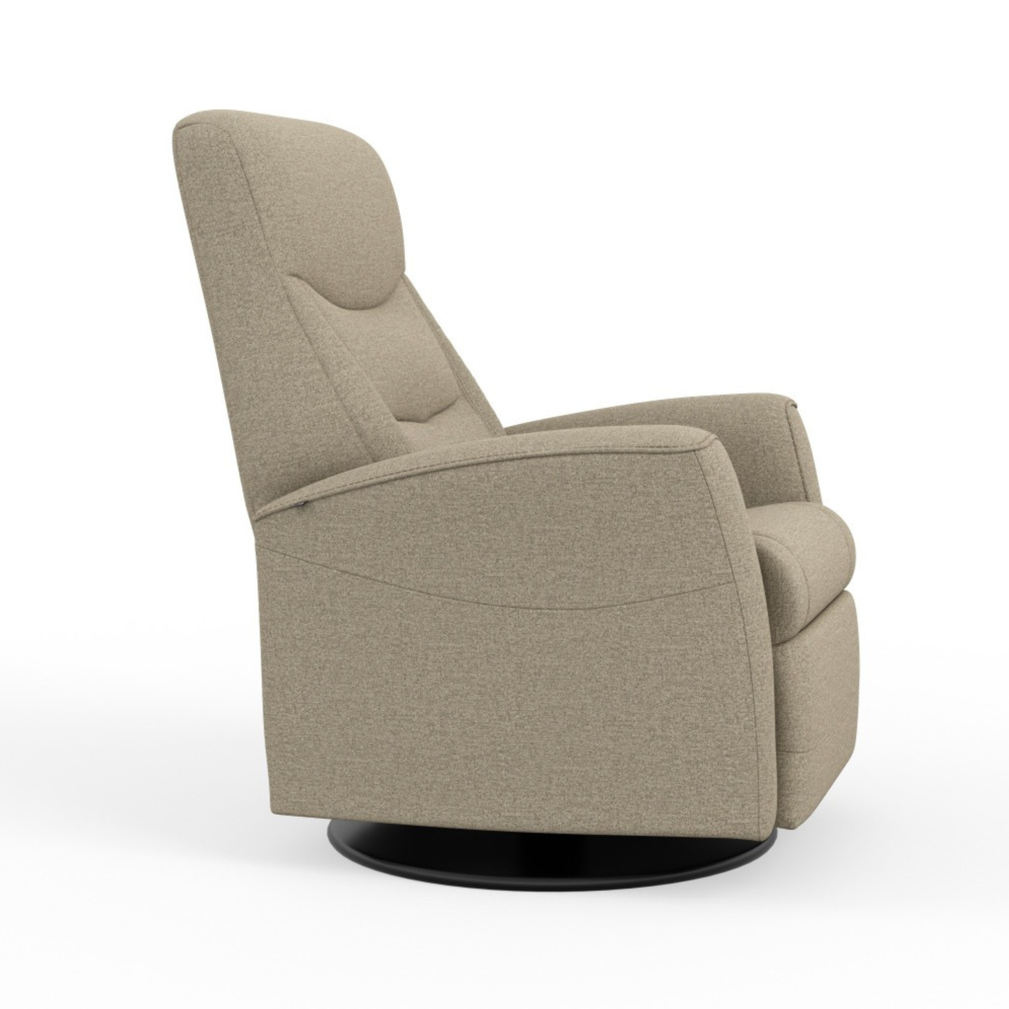 Fjords Oslo Manual Leather Swivel Recliner Chair