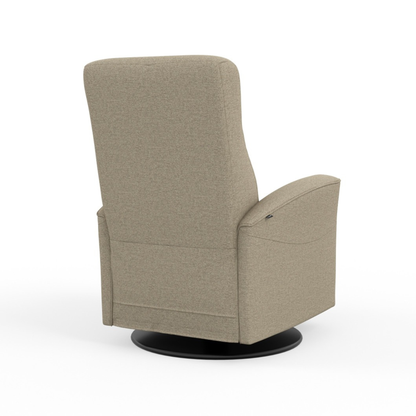 Fjords Oslo Manual Leather Swivel Recliner Chair