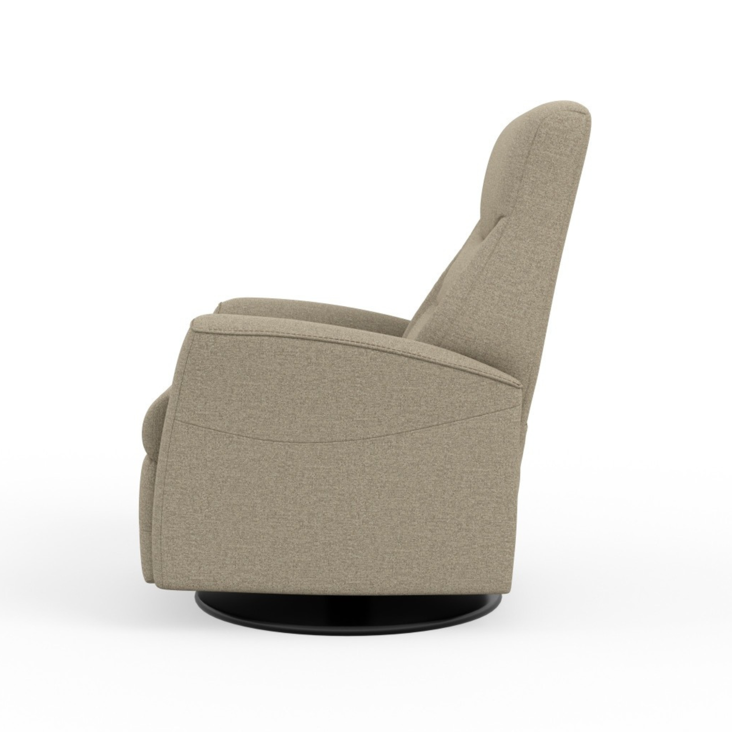 Fjords Oslo Manual Leather Swivel Recliner Chair