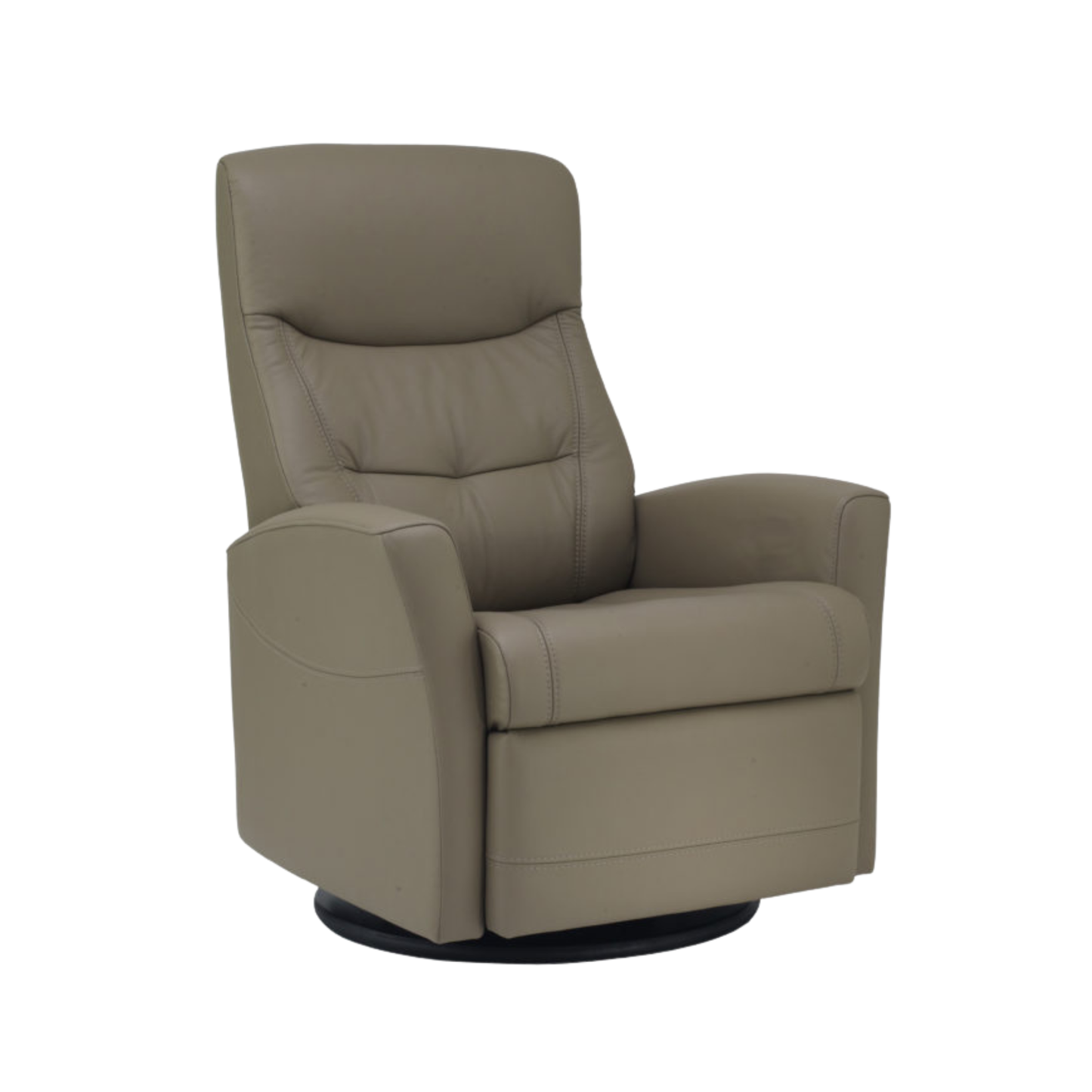 Fjords Oslo Manual Leather Swivel Recliner Chair