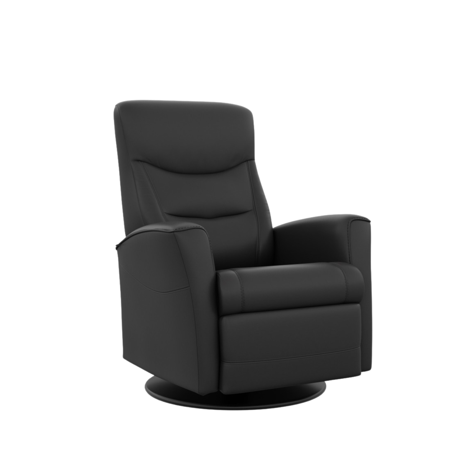 Fjords Oslo Manual Leather Swivel Recliner Chair