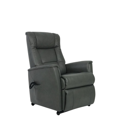 Fjords Memphis Leather Lift Recliner Chair with Motorized Headrest