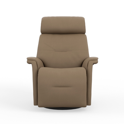 Fjords Rome Leather Power Recliner Chair With Swivel Glider Motion-Comfortdesignfurniture